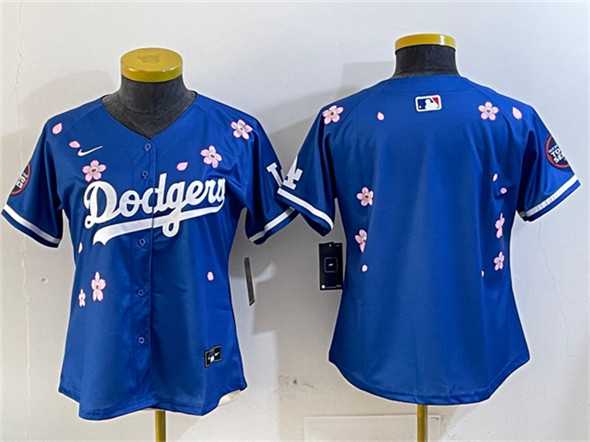 Youth Los Angeles Dodgers Blank Royal 2025 Tokyo Series Limited Stitched Jersey->mlb youth jerseys->MLB Jersey